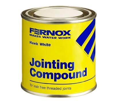 Fernox Fugenmasse Hawk White Rohrgas Luft für auslaufsichere Fugen 200g Klempner