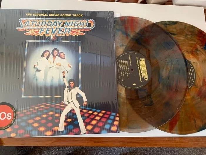 Various - Saturday Night Fever Double Marble Coloured Vinyl LP 2025 - Image 2 of 4