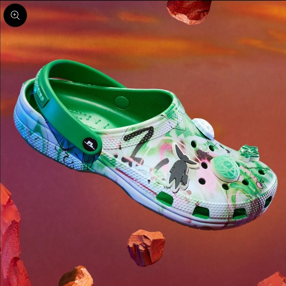 Futura Laboratories x Crocs Classic Clog Green Size 10  display picture 2