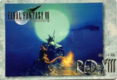 Red XIII FINAL FANTASY VII FF7 SQUARE japanese rare 1997 card