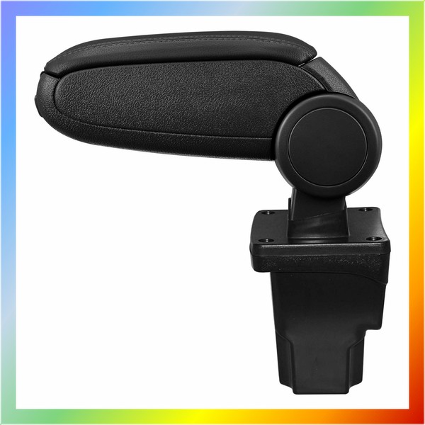 Seat Leon 3 III 5F (2012-2018) Mittelarmlehne Passform Armlehne Leder Schwarz-image