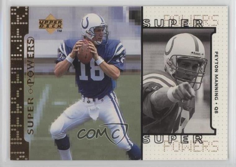 1998 Upper Deck Super Powers Peyton Manning #S16 HOF 0ls