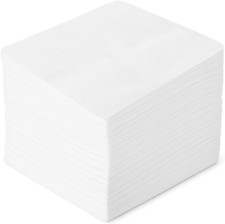 300 Pcs 4 X 4 Inches Cotton Fabric Squares White Solid Colors Quilting Fabric Bu