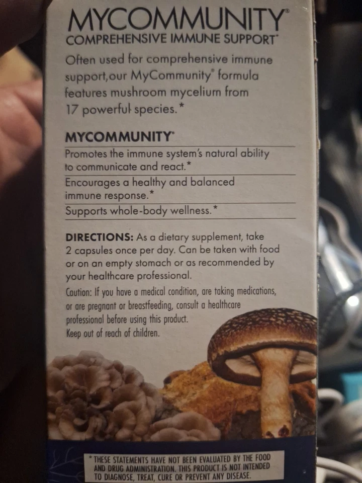 Host Defense Fungi Perfecti Host Defense MyCommunity - 120 Capsules - Image 3 of 4