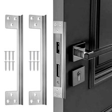 LSTOPGO 2pack Door Latch Guard Plates,Outswing Security Protector