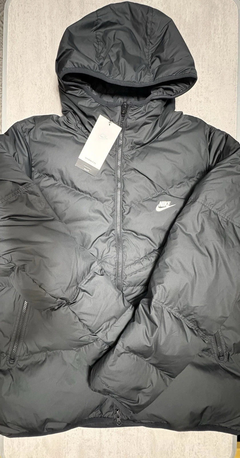 Nike Storm-FIT Windrunner Down Fill Puffer Jacket Black Men’s Large DD6795-010