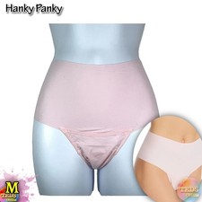 NWT Hanky Panky Women's M Breathe High-Rise Thong Underwear 6J1921B Pink 25