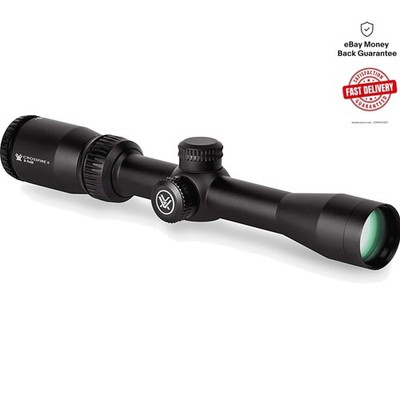 Versatile 4-12x44 Crossfire II Riflescope - Fast Focus Eyepiece and Dead-Hold