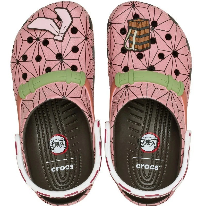 Crocs Demon Slayer Nezuko Classic Clog Unisex Japan Limited Edition M4-M13 New - Image 2 of 4