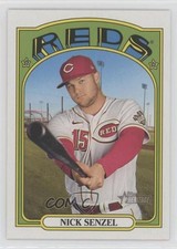 2021 Topps Heritage High Number French Text O-Pee-Chee Back Nick Senzel #672 2g8