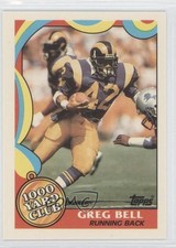 1989 Topps 1000 Yard Club Greg Bell #8 1hs9