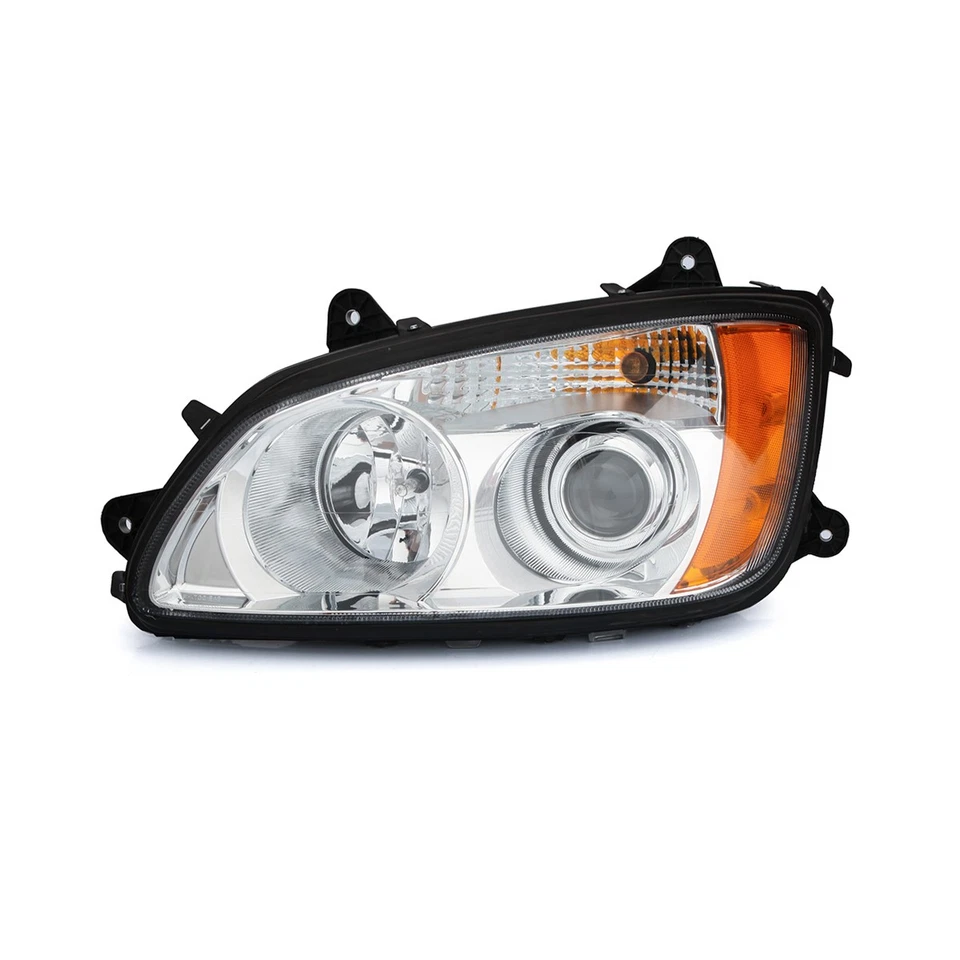 Faro delantero cromado del lado del conductor para Kenworth T170 T270 T370 T660 2008-2015 Foto 2 de 4