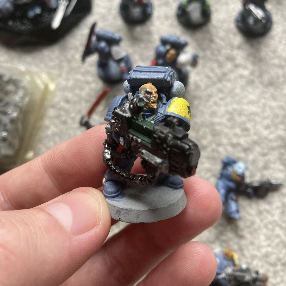 Warhammer 40k 1990’s Wolves Army Job Lot Warlock Titan Marines Metal & Plastic - Image 3 of 4