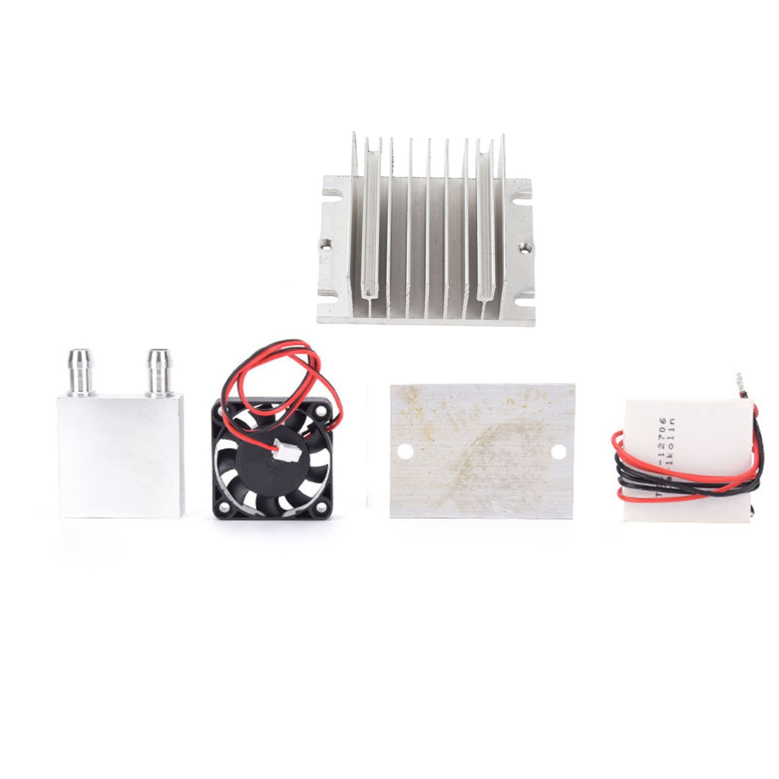 TEC1‑12706 Heat Sink Thermal Electric Cooler Module 70W Water Cooling System Kit