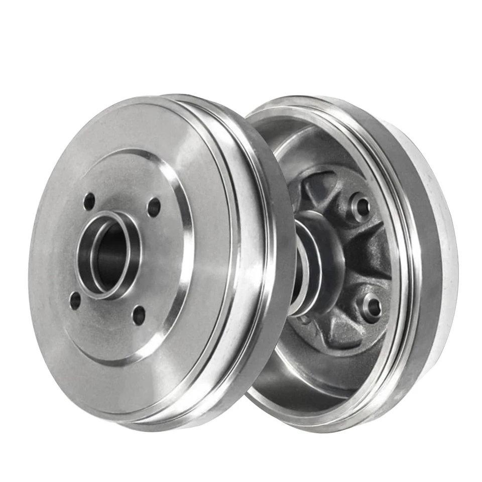 8 peças rotores dianteiros traseiros perfurados tambores pastilhas de freio sapatos para Nissan Versa Note 1.6L - Imagem 4 de 4