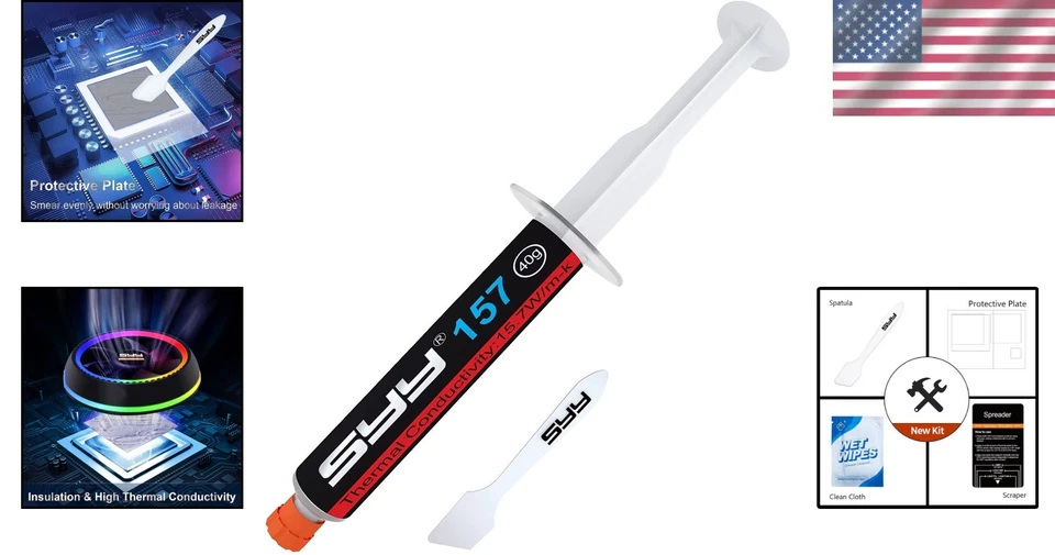 High-Conductivity Thermal Paste with Tool Kit - 40g for Optimal Performance - Image 2 of 4