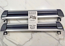 Thule 724725 Skisnowboard Carrier Roof Rack Pair 30in  Locks -with Keys