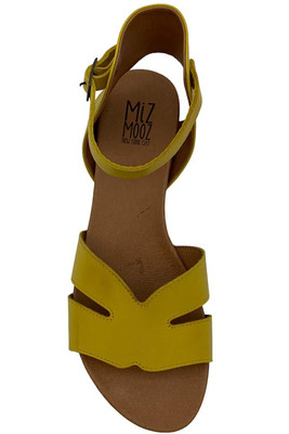 Miz Mooz Leather Ankle Strap Sandals Annalise Yellow | eBay