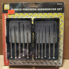 11 PIECE PRECISION SCREWDRIVER SET NEW