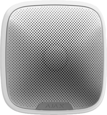 Ajax StreetSiren White Wireless Outdoor Alarm Siren with LED Frame WH3