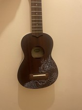 Dark Brown Ukelele, Comes With Strings, Hand crafted Design