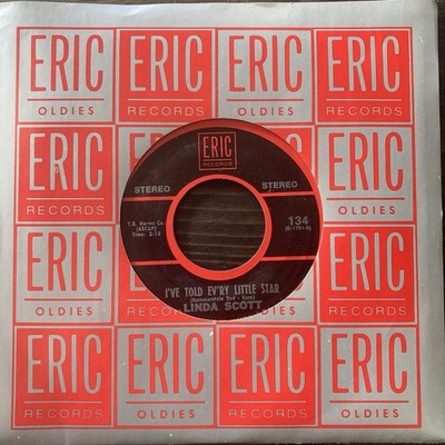 Linda Scott-  Count Every Star / I've Told Ev'ry Little Star 45rpm Eric 134