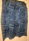 Lularoe Cassie 2XL Blue White Geometric Elastic-Waist Pull-On Women’s Skirt NWT — photo 2