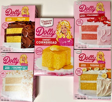 5X-Dolly Parton's VARIETY Bundle of Cake Mixes & Cornbread Favorites SHIPS FREE