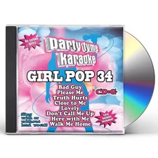 Party Tyme Karaoke - Girl Pop 34 CD G New Sealed Bad Guy Pink Lizzo Cardi B 