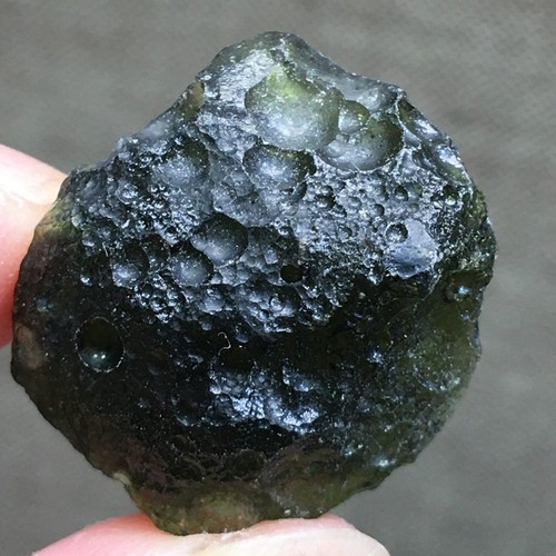 MOLDAVITE 24.7CT HEDGE HOG Ježkovna BESEDNICE CZECH REPUBLIC - Picture 8 of 8