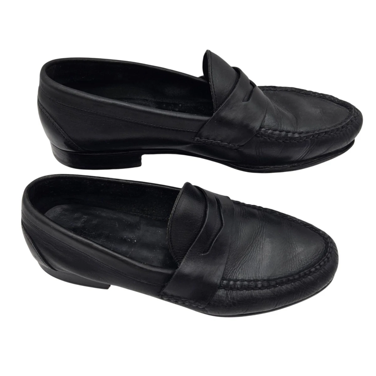 Ralph Lauren Pre-Fall Men\'s Dress Shoes Black 9.5 D  New with Box Ralph Lauren Black Dress Shoes for Men for sale | eBay main image 2