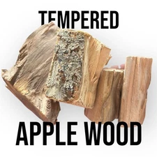 Apple Wood Chunk Chew Toy: Small Animal Cage Hanging Toy