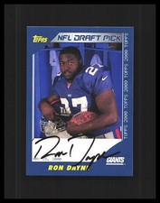 2000 Ron Dayne Rookie Card Auto - Topps NFL Draft Pick #379 New York Giants . rookie card picture