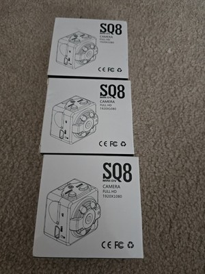(3) SQ8 Mini DV Camera Full HD 1920x1080 New