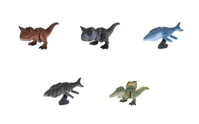 Ikimono Encyclopedia Repti Dinosaur Capsule Toy 5 Types Comp Set Gacha Gashapon