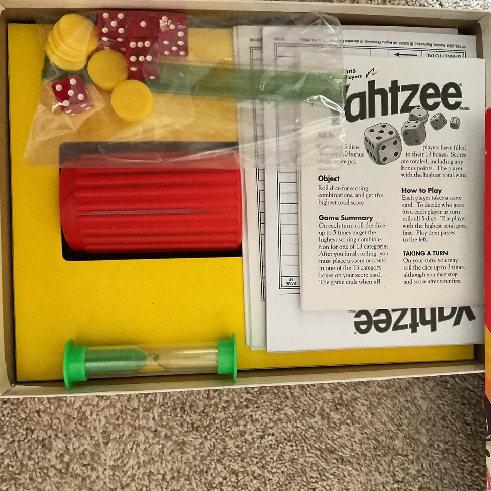 Yahtzee Classic Edition , Shake And Score Game, Includes Timer - Image 4 of 4