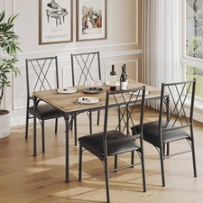 Dining Table Set for 4 Modern Dining Table and Chairs Set 4 Chairs Dining Room