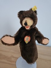 STEIFF Teddy Baby Hand Puppet ALL IDs 1959-67 Vintage Mohair German EXCELLENT