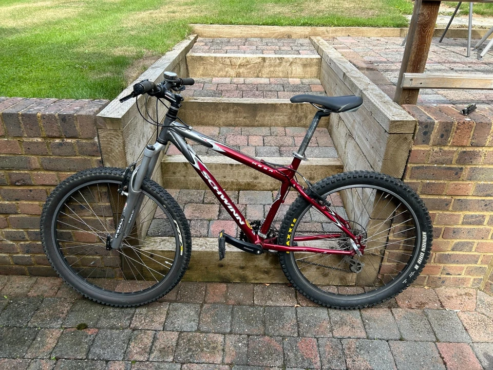 Mountain bike (Red ) adult with Front suspension (Schwinn) 24 speed  - Image 2 of 2