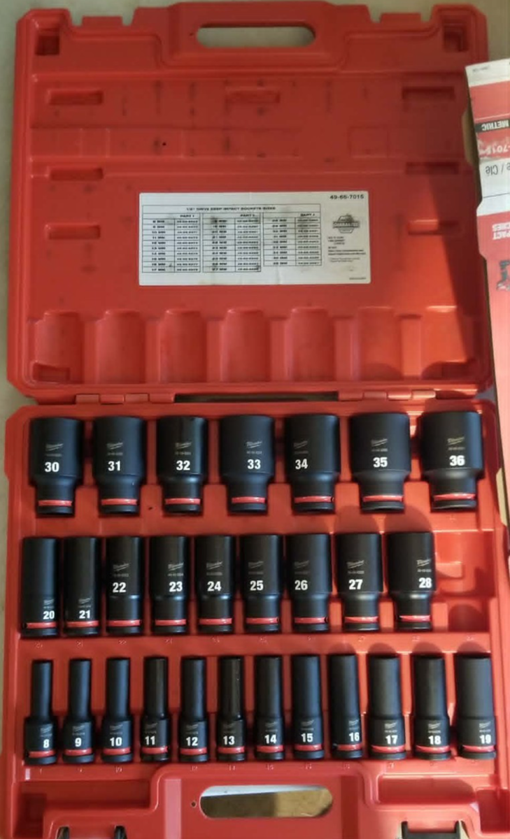 Milwaukee 49-66-7015 Socket Set - 29 Pieces for sale online | eBay