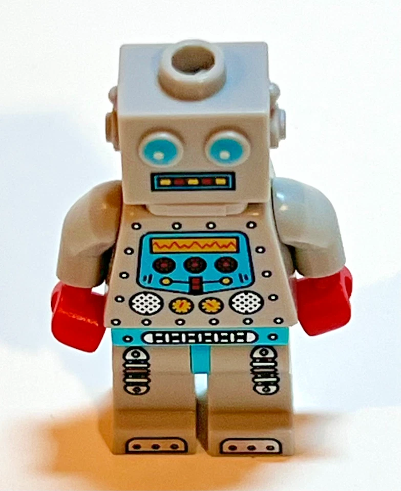 LEGO CMF Series 6 Clockwork Robot col087 Minifigure – Retired Rare 8827 - Image 3 of 4