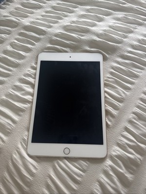 Used Apple iPad 4 Mini, Rosegold, 128 GB, Great physical condition no cracks