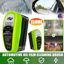 Windshield Cleaner Tool Car Glass Oil Film Cleaner Automotive Cleaning Brush
