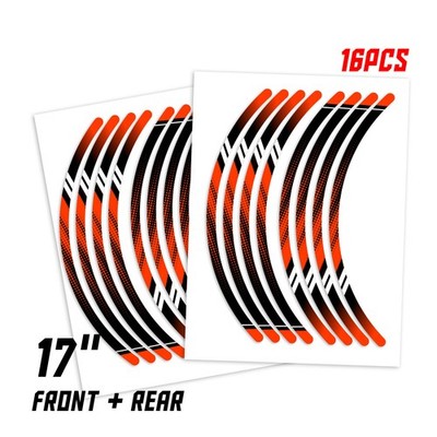 D01B For Honda CBF190 R 2020-2021 Orange Wheel Sticker