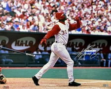 Ken Griffey Jr. Signed Autographed Cincinnati Reds 16x20 Photo TRISTAR