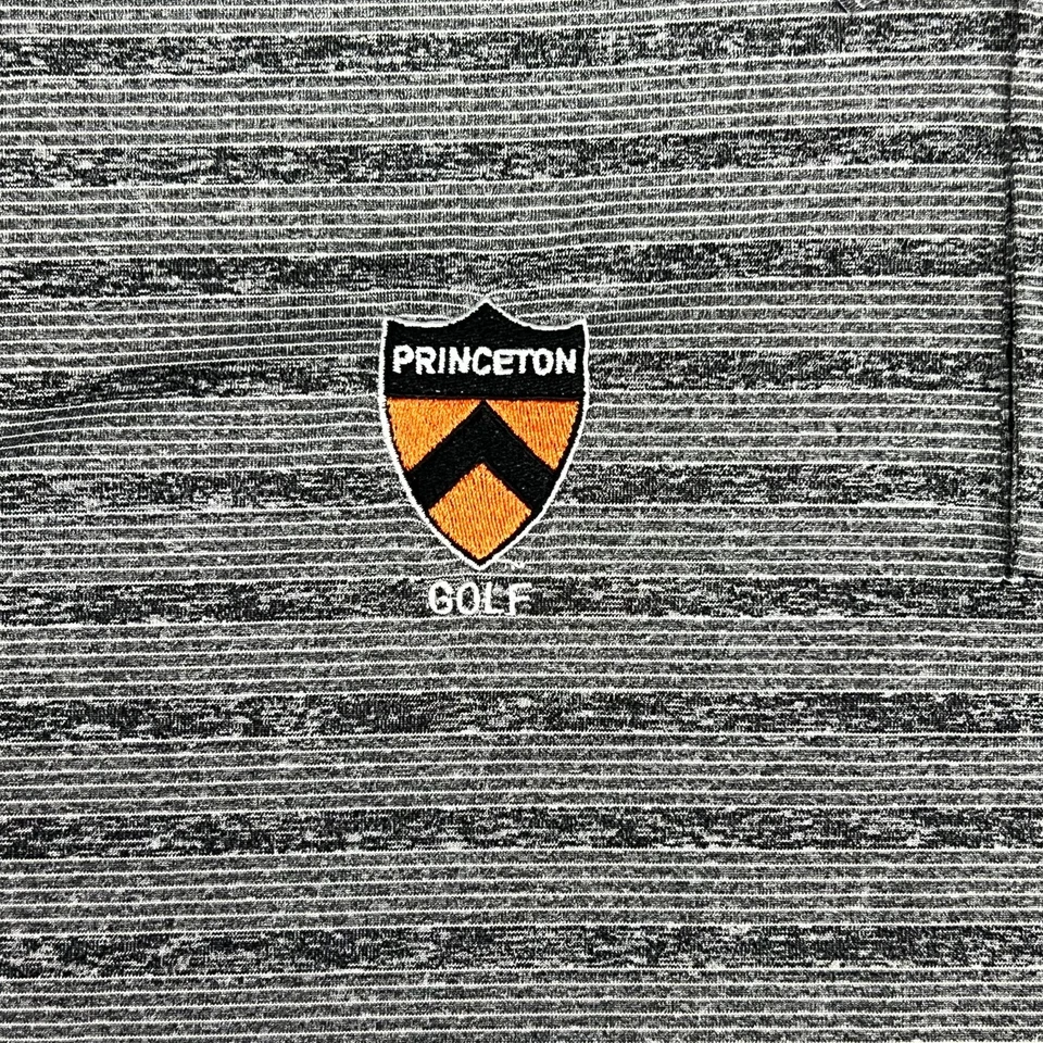 Camisa Polo Princeton Tigers Princeton Golf Nike Dri-Fit Rayas | Gris | SS | XL Foto 2 de 4
