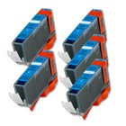 5 CYAN Ink Cartridge for Canon Printer CLI-221C MP560 MP620 MP640 iP4700 MX860