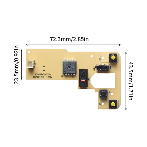 Wireless Mouse Printable Model Component Office Gaming Ergonomic for 3D Printer - Picture 5 of 6