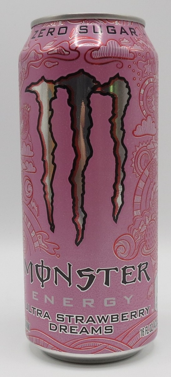 Monster Energy Zero Sugar ULTRA STRAWBERRY DREAMS 16fl oz