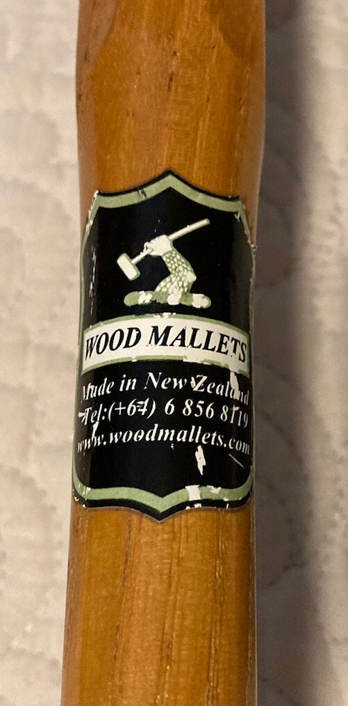 Wood Croquet Mallets New Zealand Orig. Square Mallet 10" Head 36